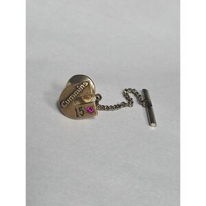 Vintage Cummins 10k Yellow Gold 15 Year Employee Pin Tie Tack